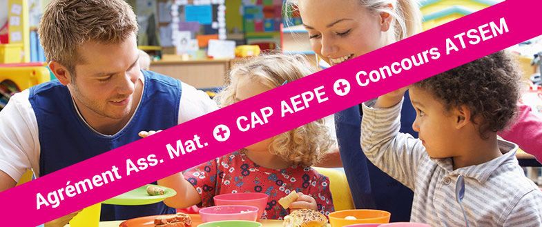 PACK Petite Enfance : CAP AEPE + concours ATSEM + Agrément