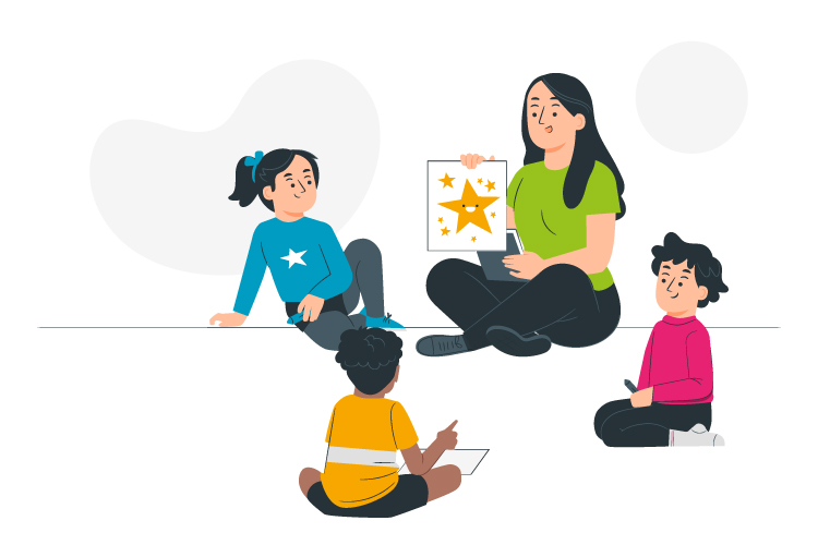 travailler avec des enfants